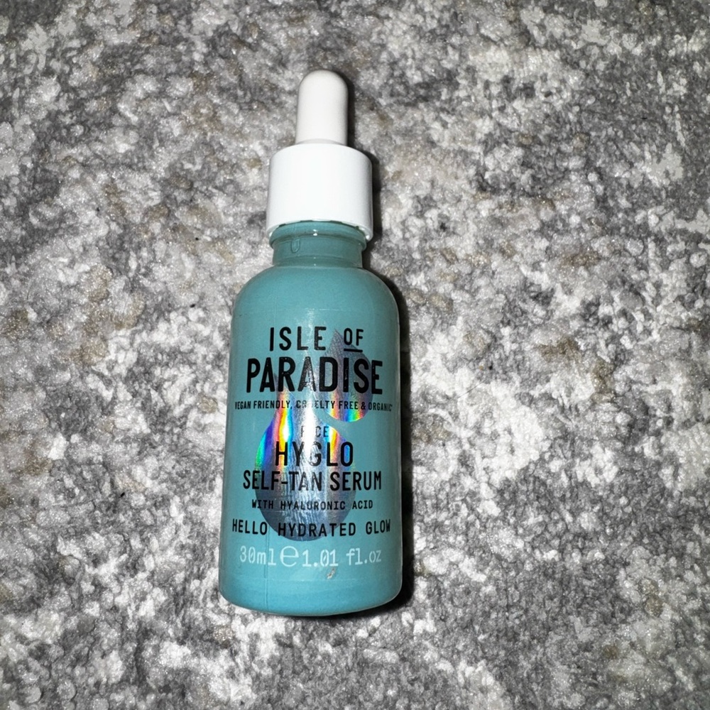 Isle of Paradise Self-Tan Serum Blue Vegan Organic Hydrating Face 30ml 1 Item